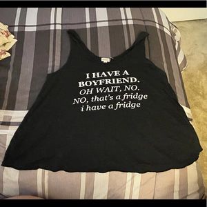 Used Hilarious I have a boyfriend Tee
